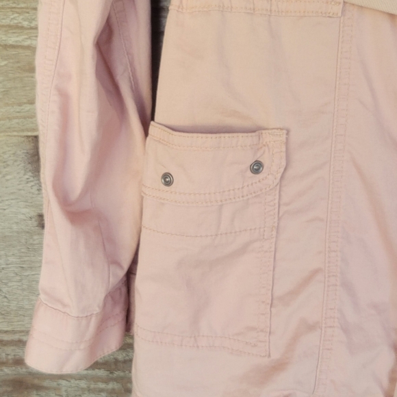 BKE Blush Canvas Hooded Jacketed with Cinched Waist Size XSmall - Picture 4 of 7